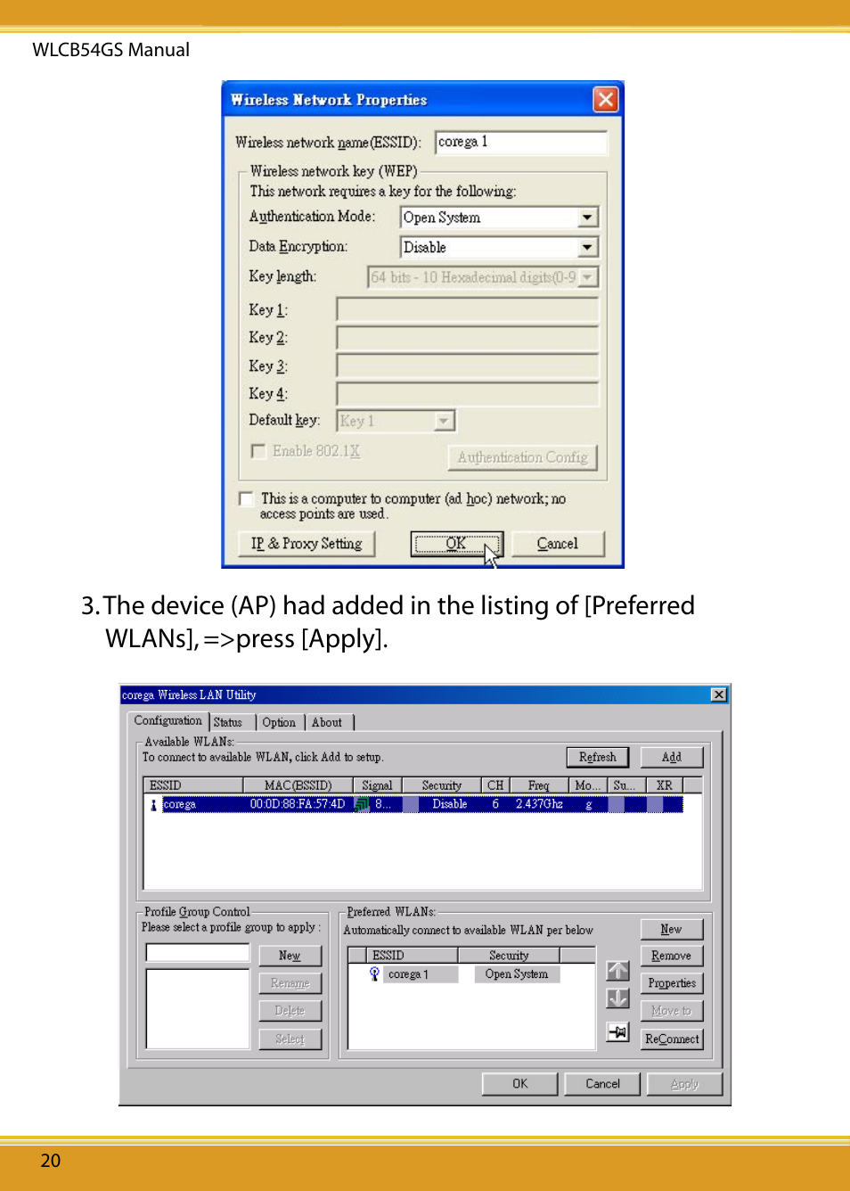 Corega 108M User Manual | Page 22 / 38