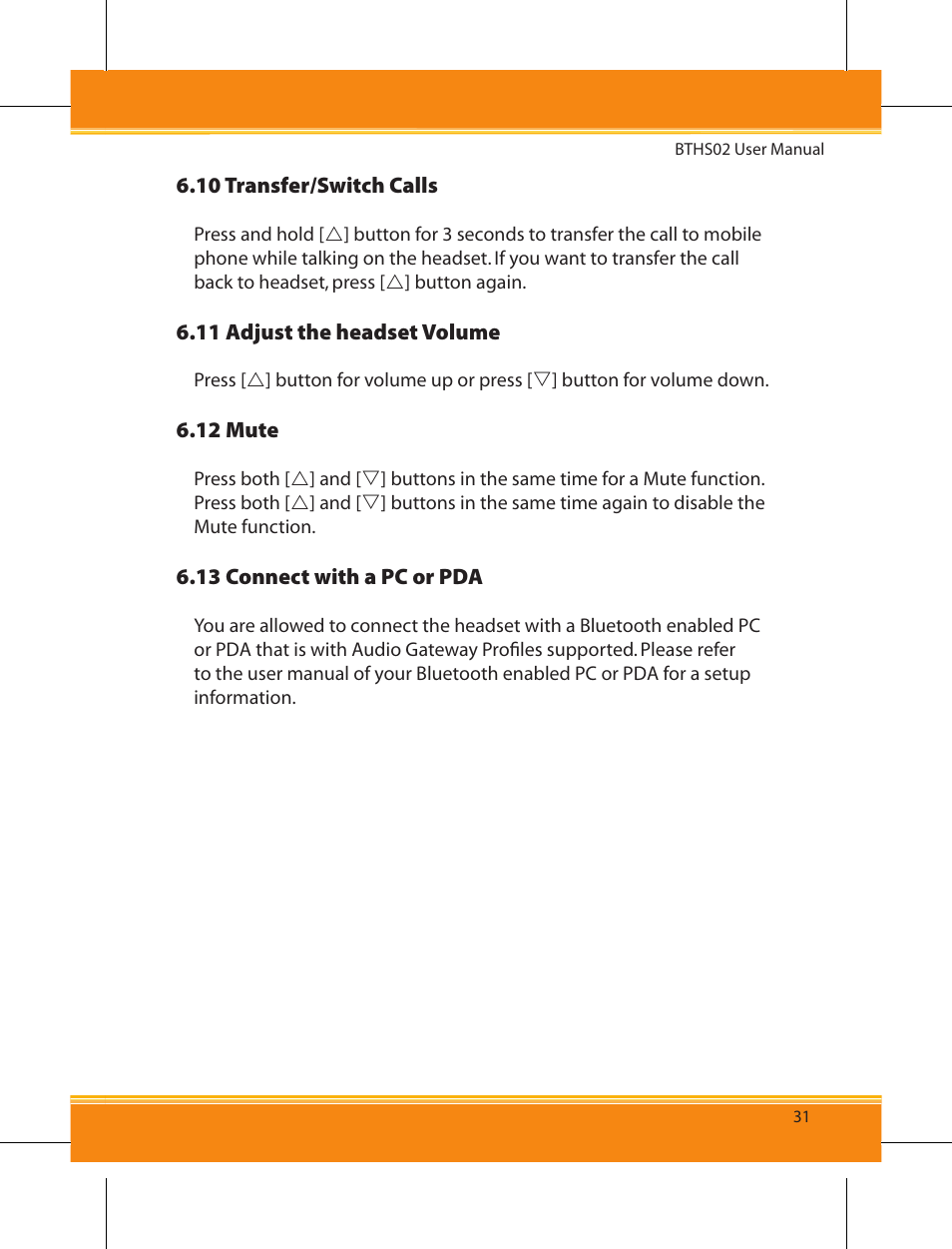 Corega BTHS02 User Manual | Page 15 / 22