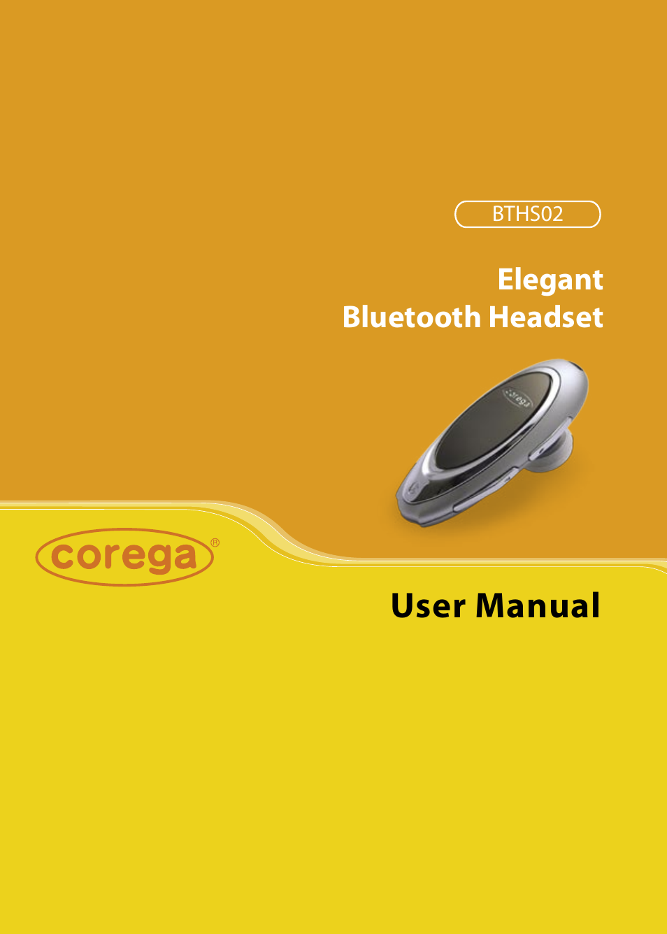 Corega Bluetooth Headset BTHS02 User Manual | 20 pages