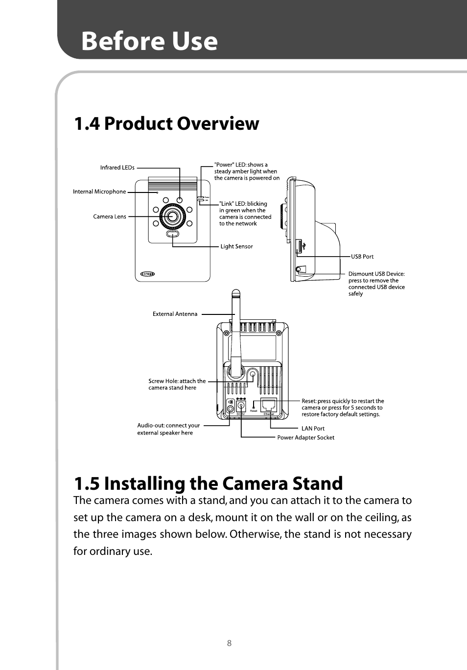 Before use | Corega CG-WLNCM4G User Manual | Page 10 / 68