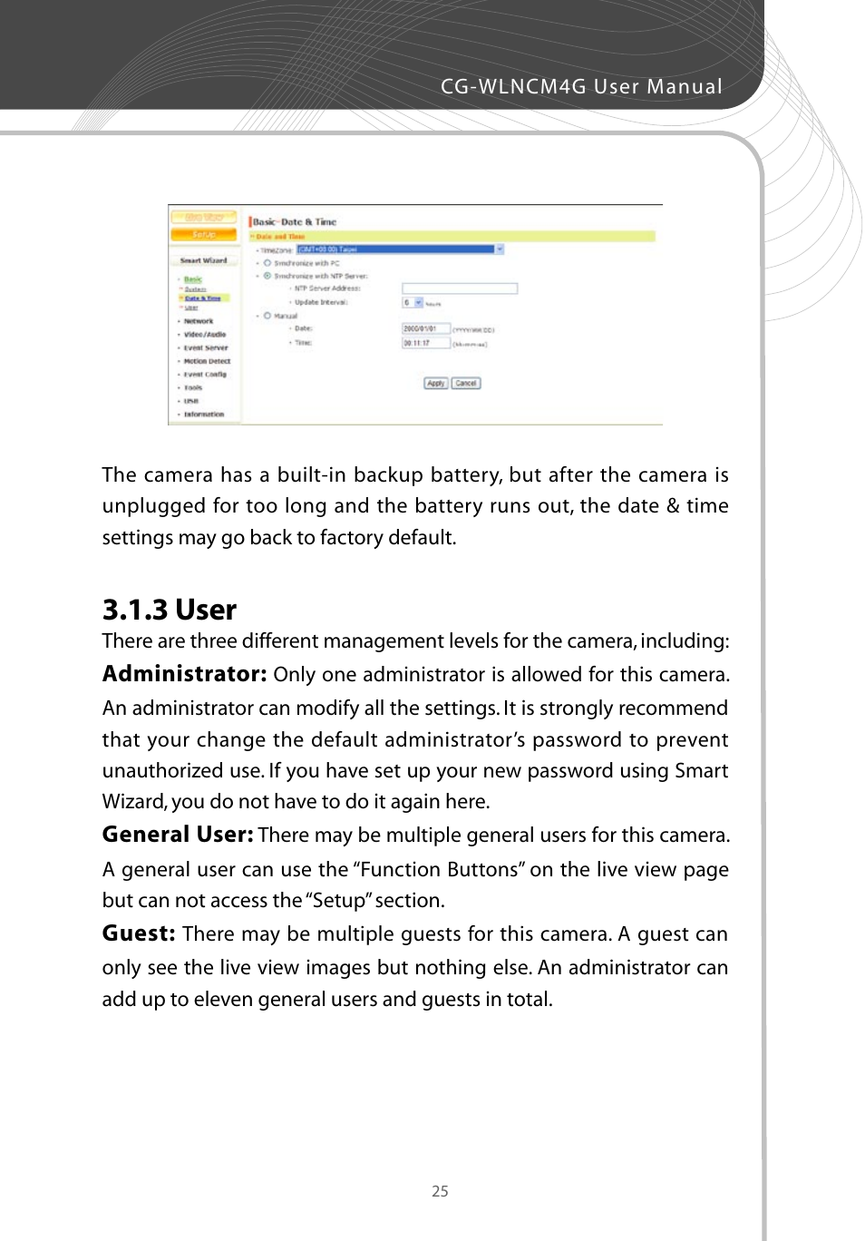 3 user | Corega CG-WLNCM4G User Manual | Page 27 / 68