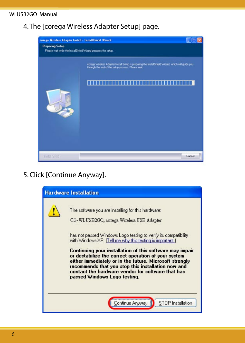 Corega WLUSB2GO User Manual | Page 7 / 30