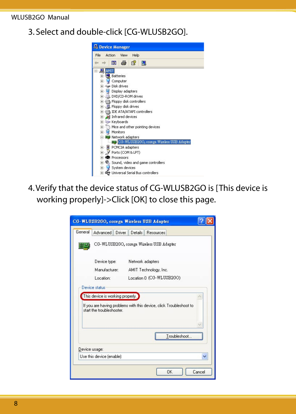 Corega WLUSB2GO User Manual | Page 9 / 30