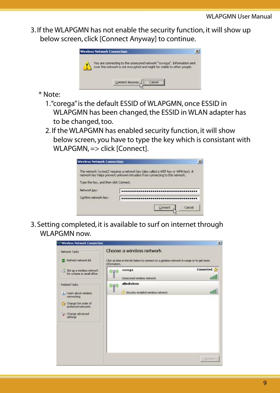 Corega CG-WLAPGMN User Manual | Page 11 / 39