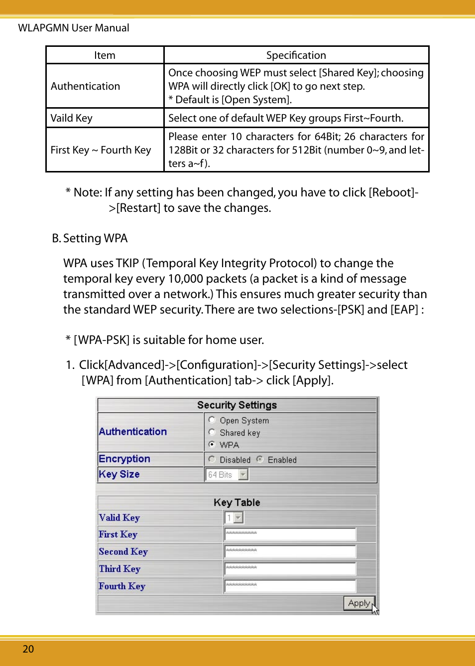 Corega CG-WLAPGMN User Manual | Page 22 / 39