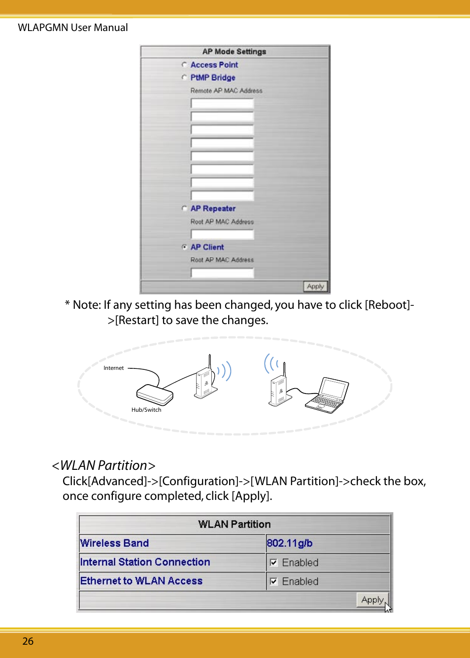 Wlan partition | Corega CG-WLAPGMN User Manual | Page 28 / 39