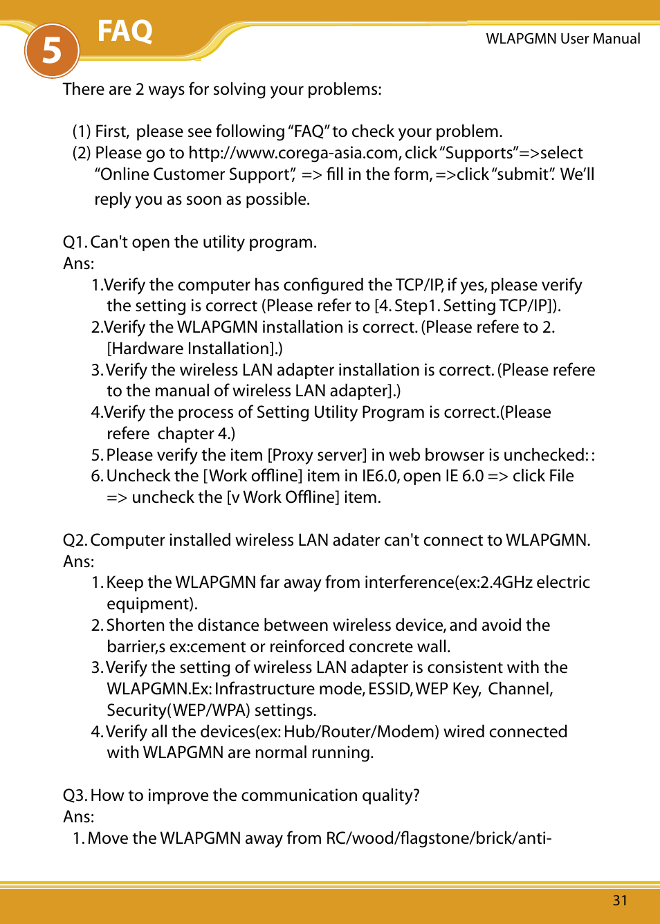 Corega CG-WLAPGMN User Manual | Page 33 / 39