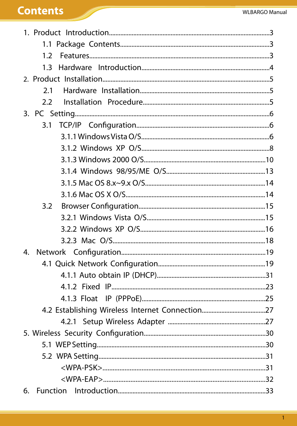 Corega CG-WLBARGO User Manual | Page 3 / 57