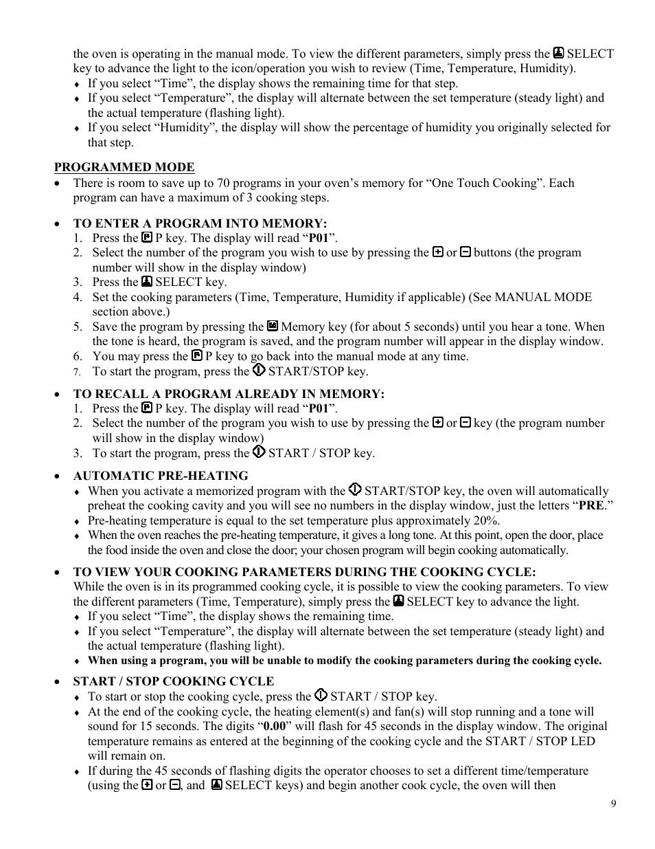 Cadco LINE CHEF XAF-115 User Manual | Page 9 / 20