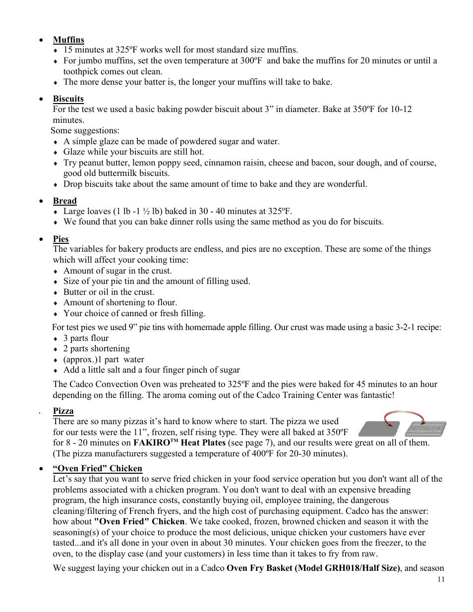 Cadco OV-003 User Manual | Page 11 / 13