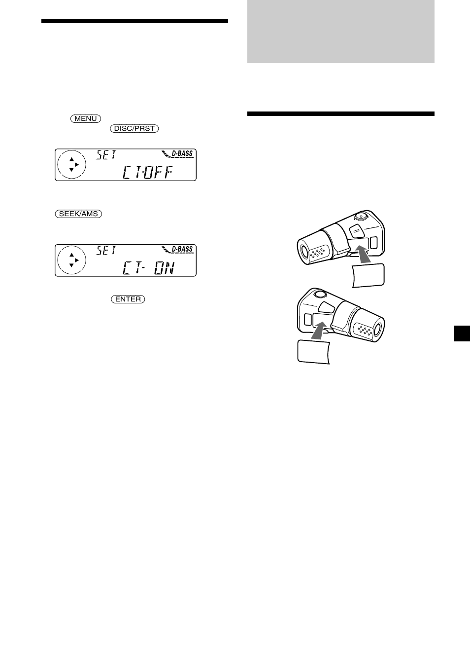 Outras funções, Acerto automático do relógio | Sony CDX-C5000R User Manual | Page 111 / 150