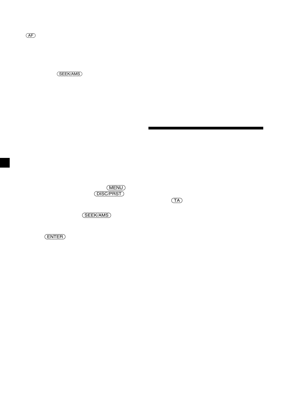 Listening to traffic announcements | Sony CDX-C5000R User Manual | Page 18 / 150