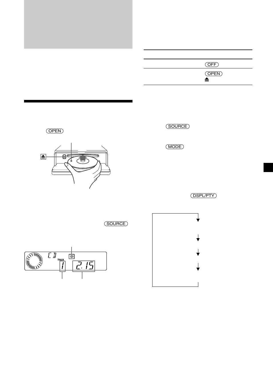 Reproductor de cd unidad de cd/md (opcional), Reproducción de un cd | Sony CDX-C5000R User Manual | Page 39 / 150