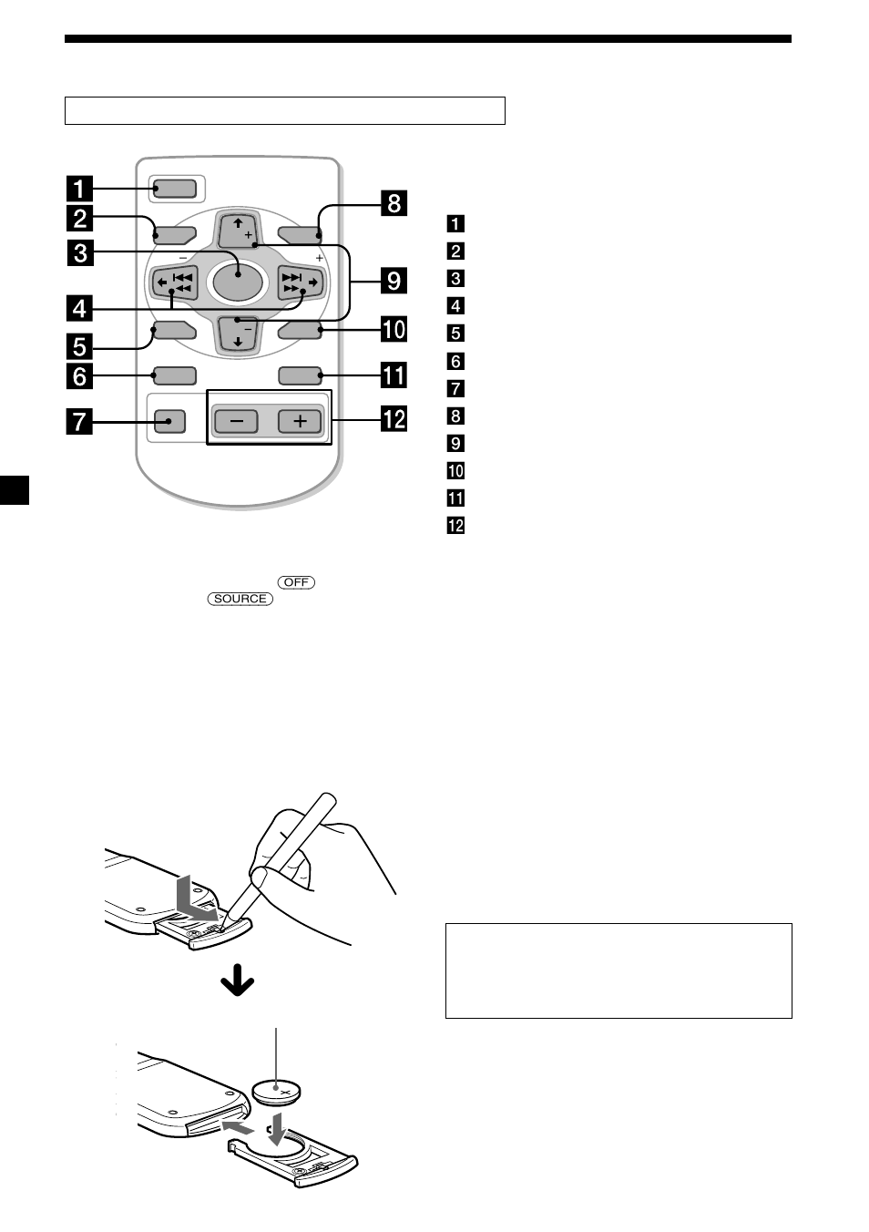 6location of controls | Sony CDX-C5000R User Manual | Page 6 / 150