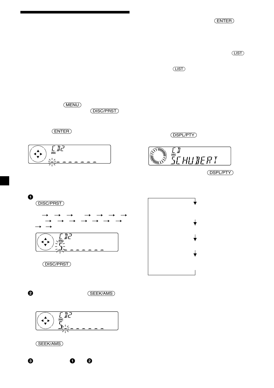 12 namnge en cd-skiva | Sony CDX-C5000R User Manual | Page 72 / 150