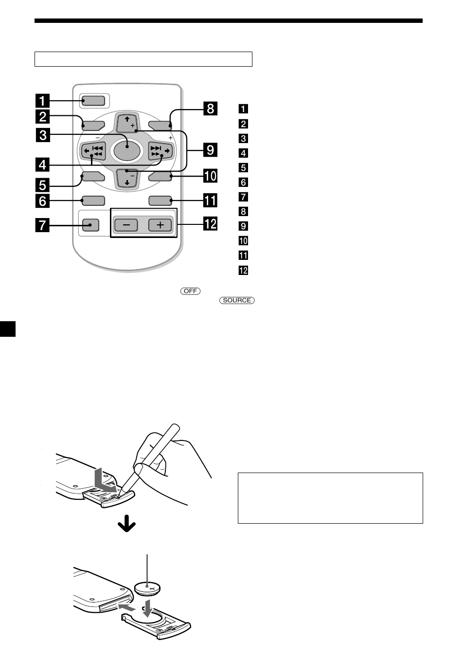 6localização das teclas | Sony CDX-C5000R User Manual | Page 96 / 150