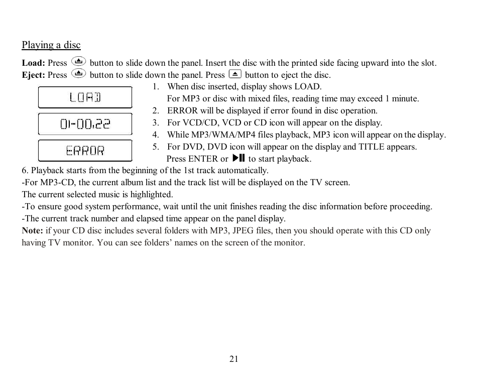 Hyundai H-CMD7074 User Manual | Page 21 / 75