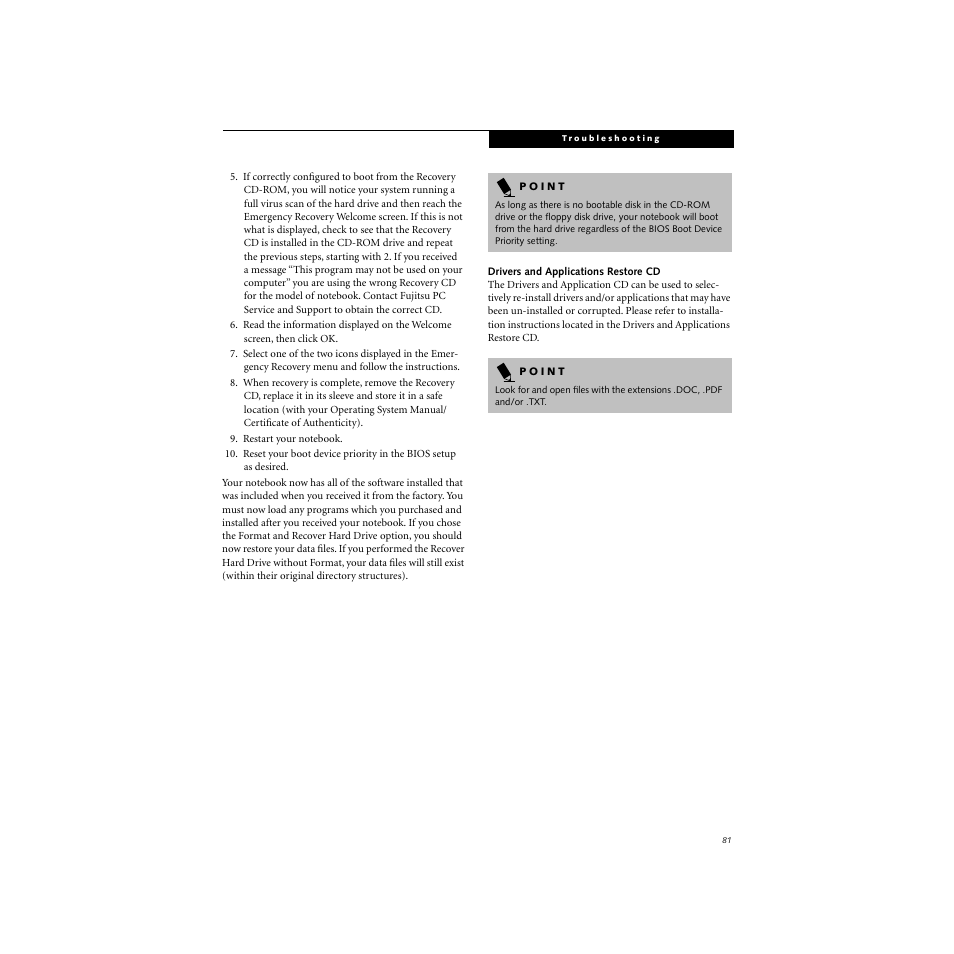 FUJITSU S SERIES User Manual | Page 90 / 116