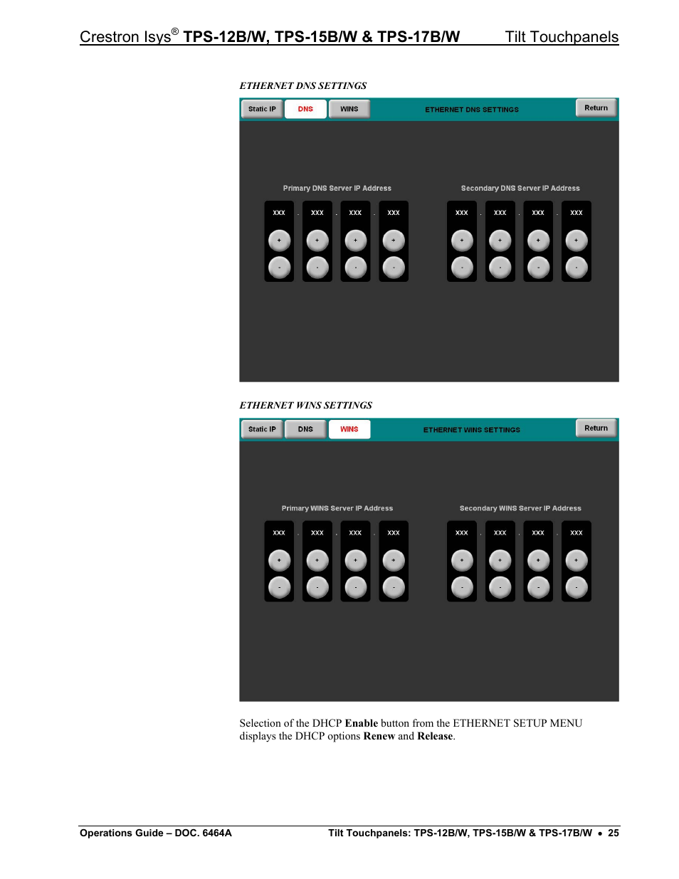 Crestron isys | Crestron electronic TPS-17B/W User Manual | Page 29 / 62