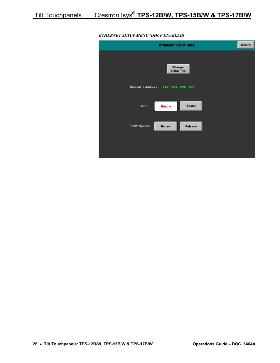 Tilt touchpanels crestron isys | Crestron electronic TPS-17B/W User Manual | Page 30 / 62
