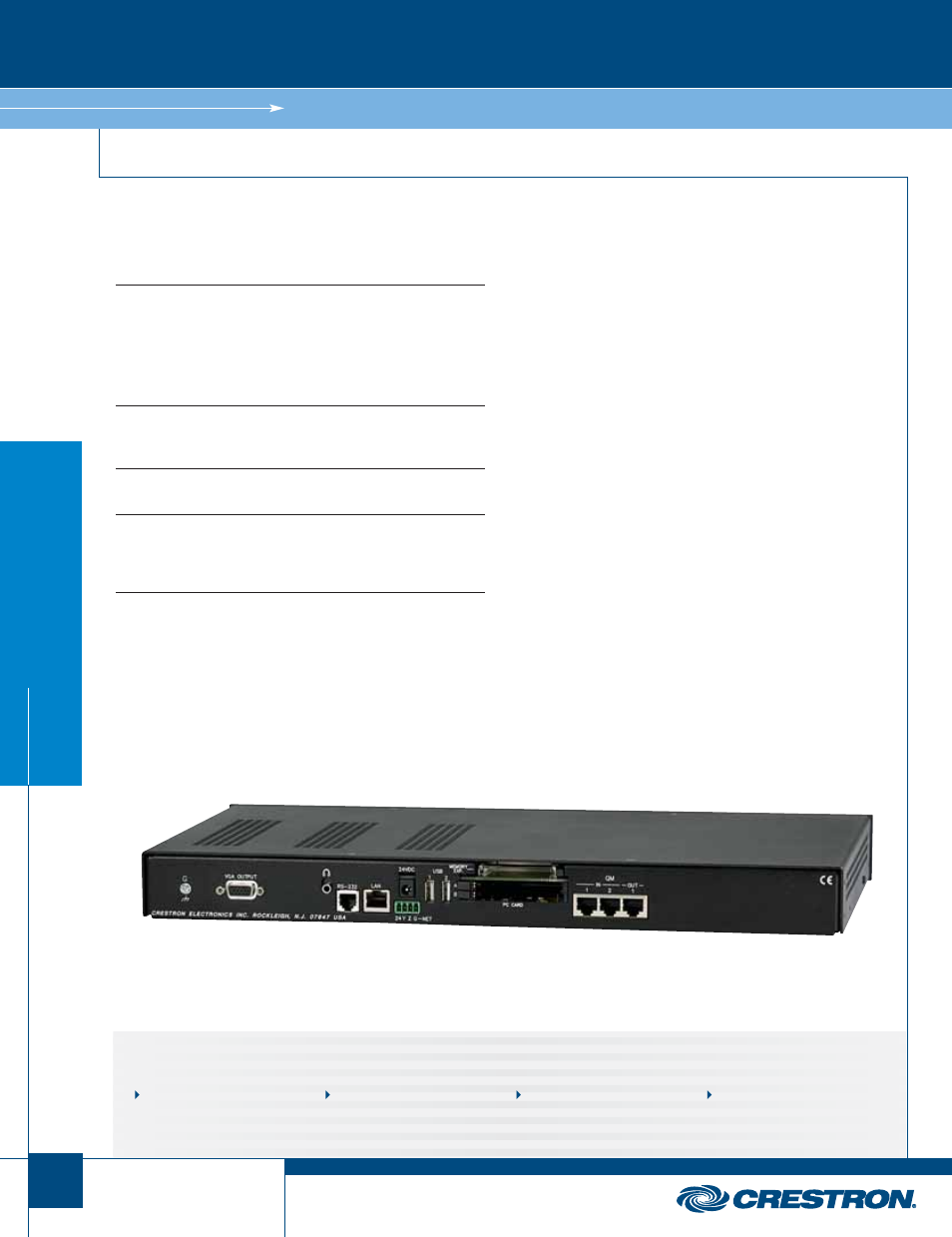 Upx & digital video processors, Tps-g-tpi, Upx & dvp | Isys g-series touchpanel interfaces | Crestron electronic DTT-17 User Manual | Page 18 / 22