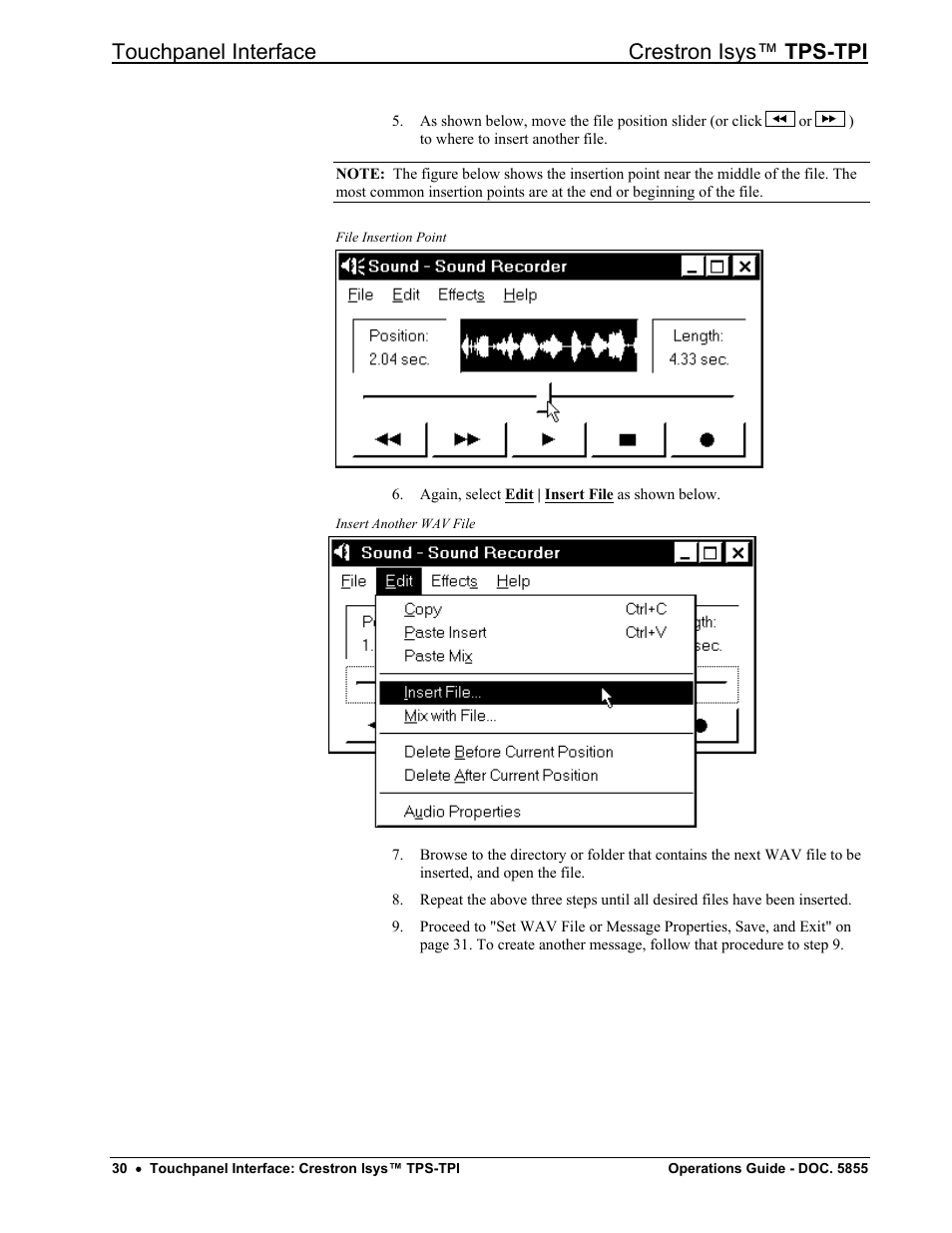 Touchpanel interface crestron isys™ tps-tpi | Crestron electronic TPS-TPI User Manual | Page 34 / 48