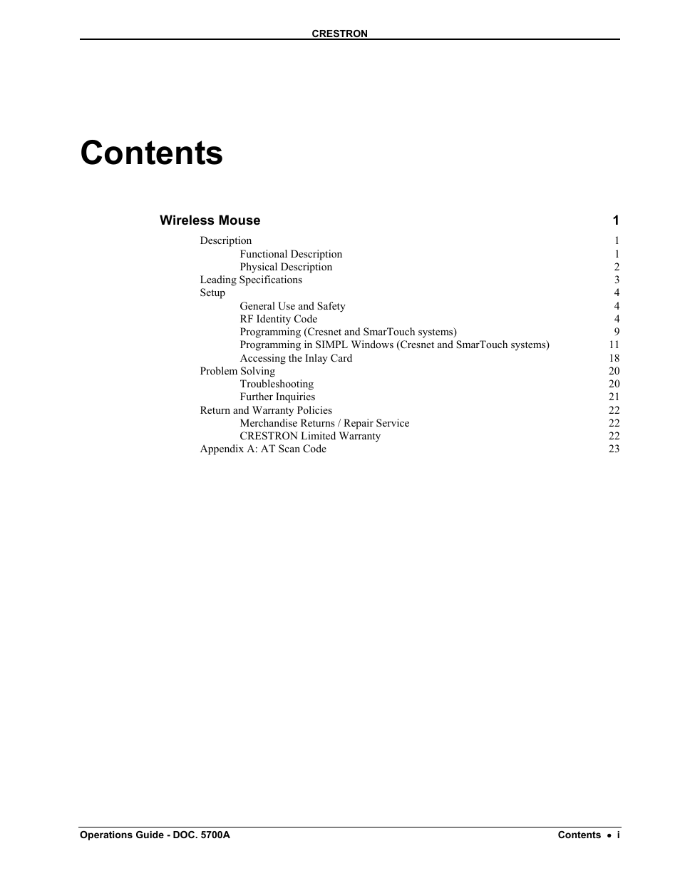 Crestron electronic CNWM User Manual | Page 3 / 32