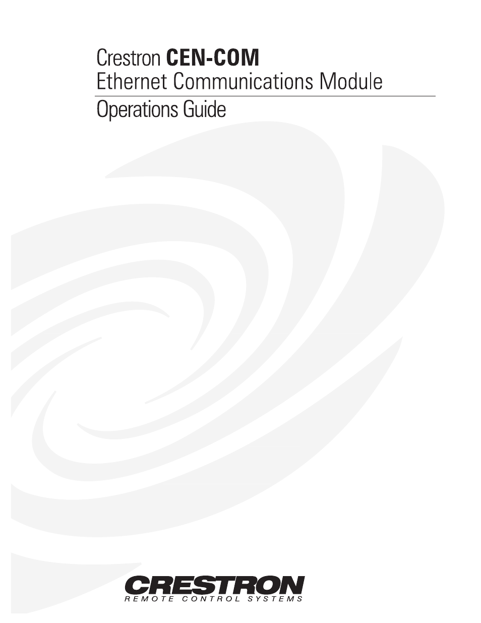 Crestron electronic RS-232/42 User Manual | 28 pages