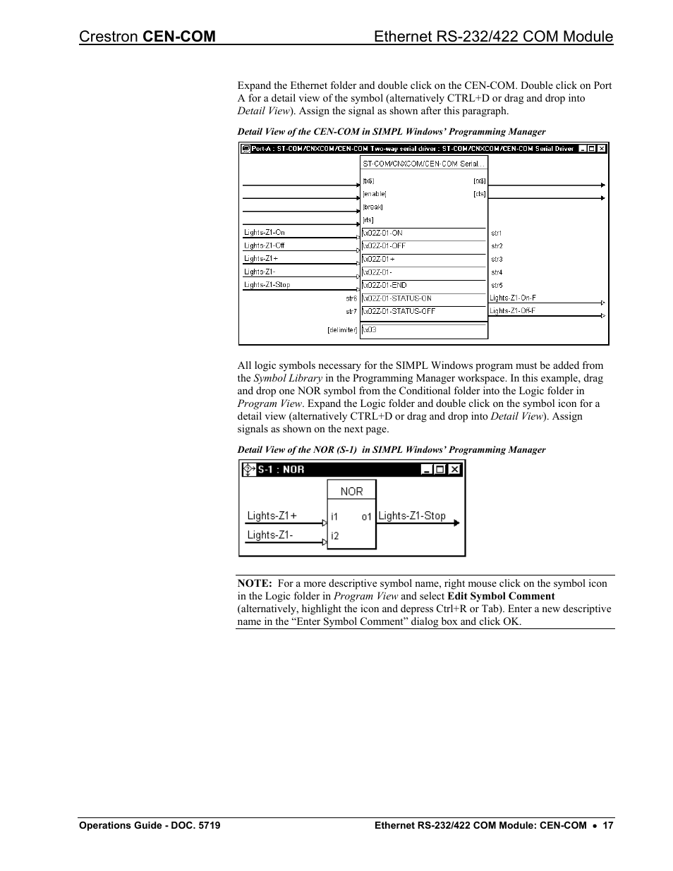 Crestron electronic RS-232/42 User Manual | Page 21 / 28