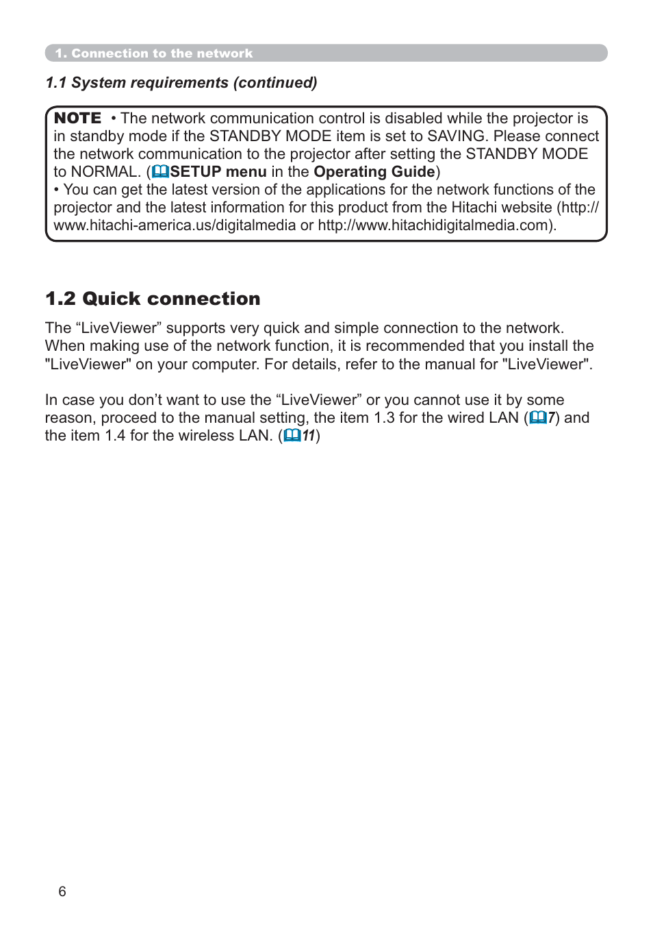 2 quick connection | Crestron electronic ROOMVIEW CP-X4014WN User Manual | Page 6 / 70