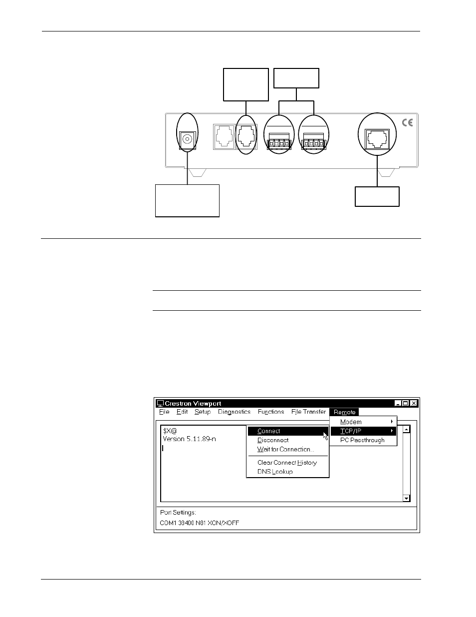 Communications, Ethernet/cresnet interface crestron cen-cn, Communicating via ethernet | Crestron electronic CEN-CN User Manual | Page 22 / 32