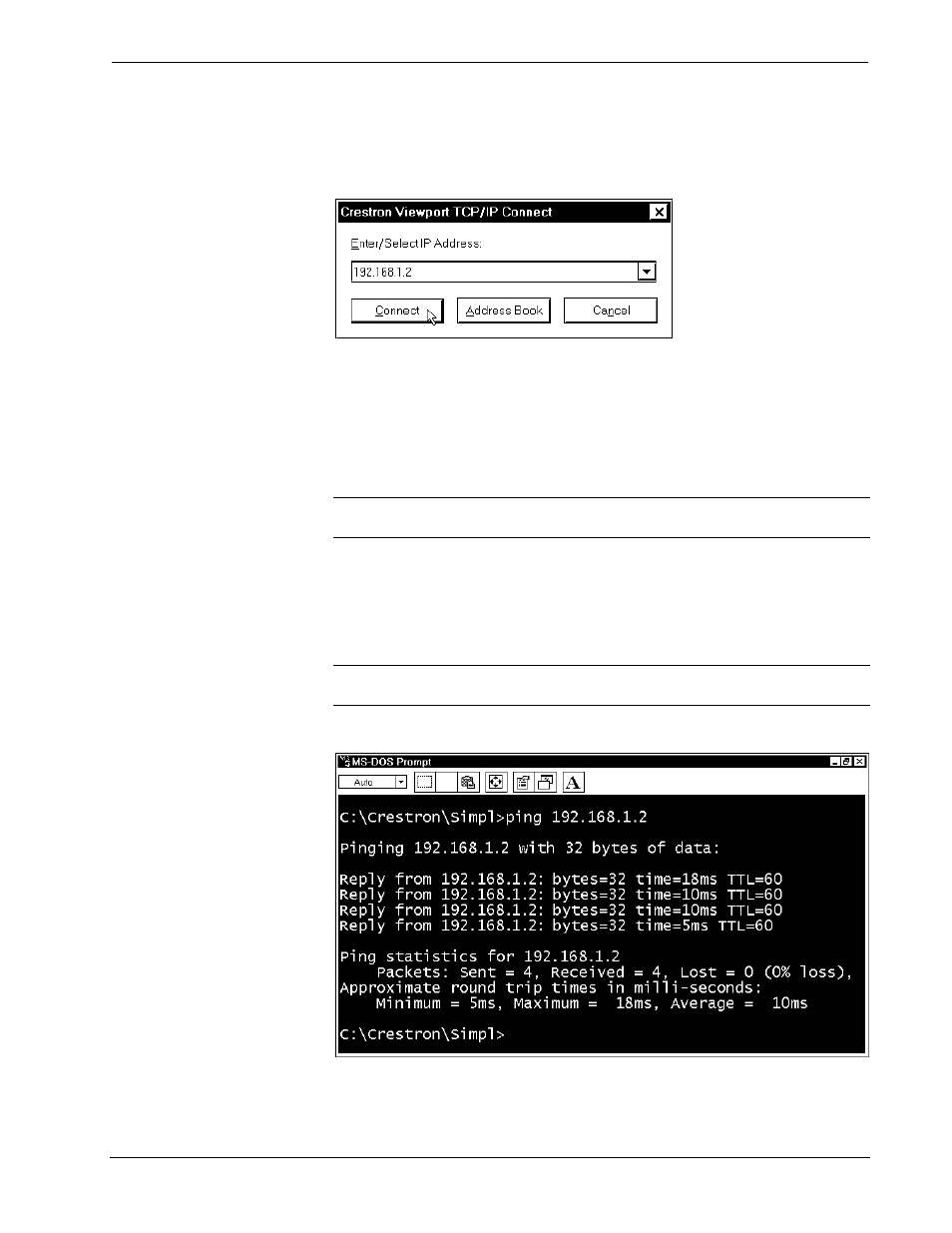 Crestron cen-cn ethernet/cresnet interface, Troubleshooting communications via ethernet | Crestron electronic CEN-CN User Manual | Page 23 / 32