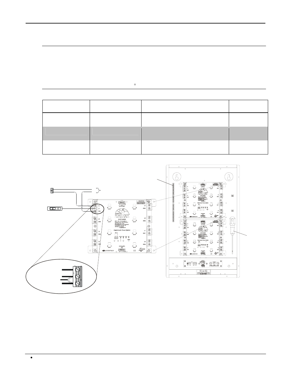 Feed-through and load wiring (section a), Express | Crestron electronic GREEN LIGHT GLPX-HSW-FT User Manual | Page 8 / 16