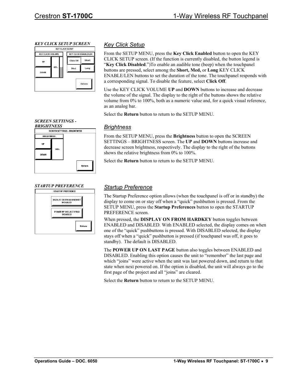 Crestron electronic ST-1700C User Manual | Page 13 / 40