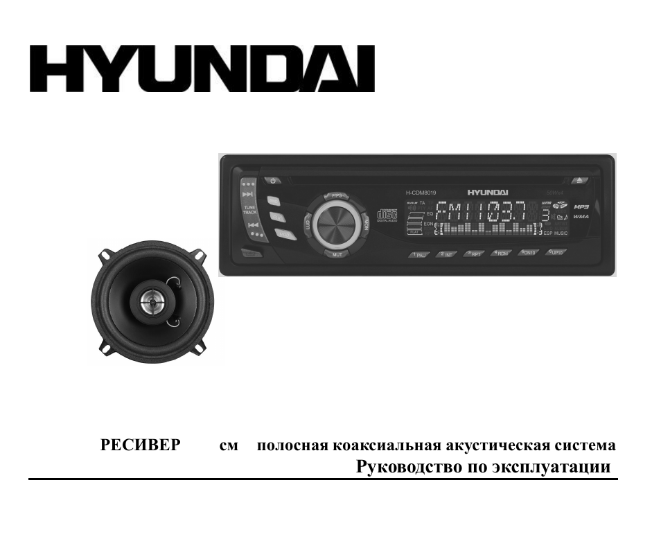 Hyundai H-CDM8019 User Manual | 56 pages
