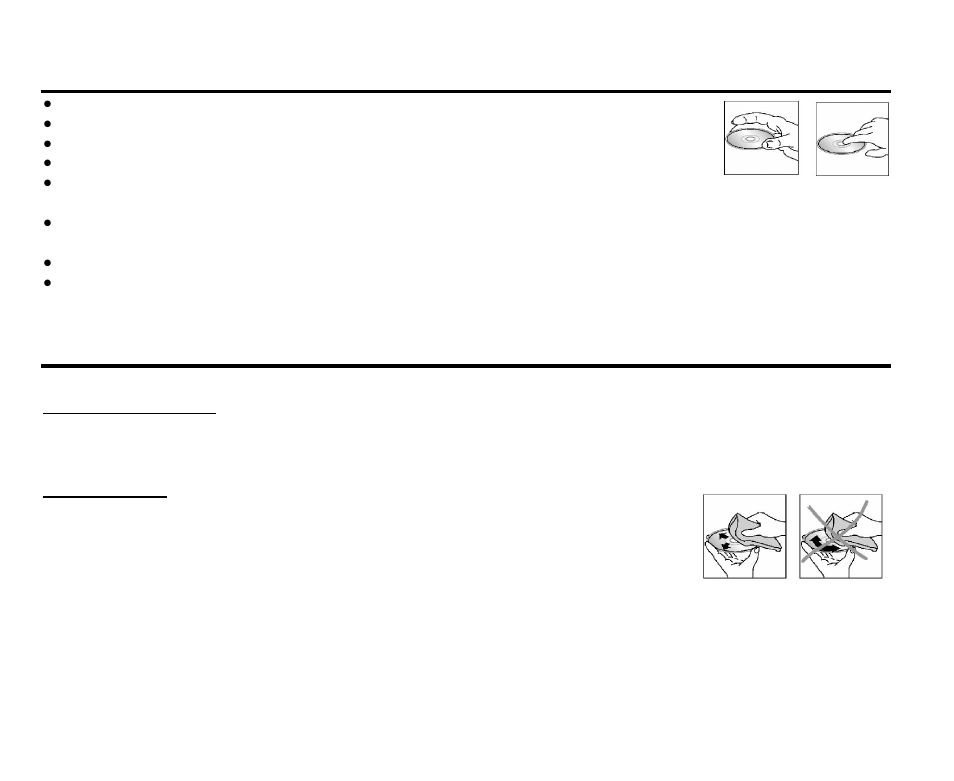 Handling discs, Cleaning | Hyundai H-CDM8019 User Manual | Page 20 / 56