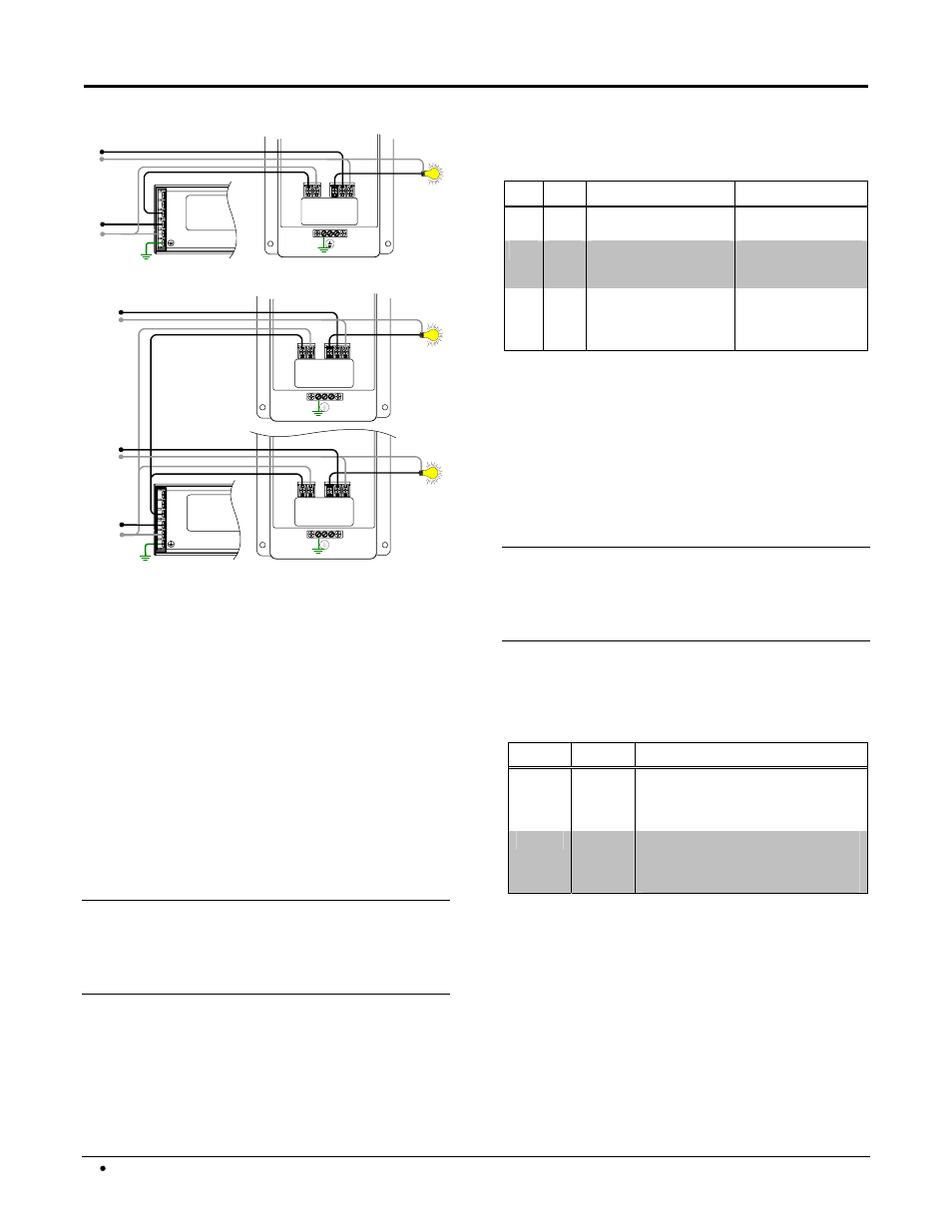 Dimming mode, Zero cross detection filter, Set the minimum dimming level | Ilux™ expansion module crestron cls-exp-dimu, Cls-exp-dimu wiring with dual feeds, Multiple cls-exp-dimu modules, Switch settings for s1 dip switch, Switch settings for s2 dip switch | Crestron electronic Crestron iLux CLS-C6 series User Manual | Page 6 / 8