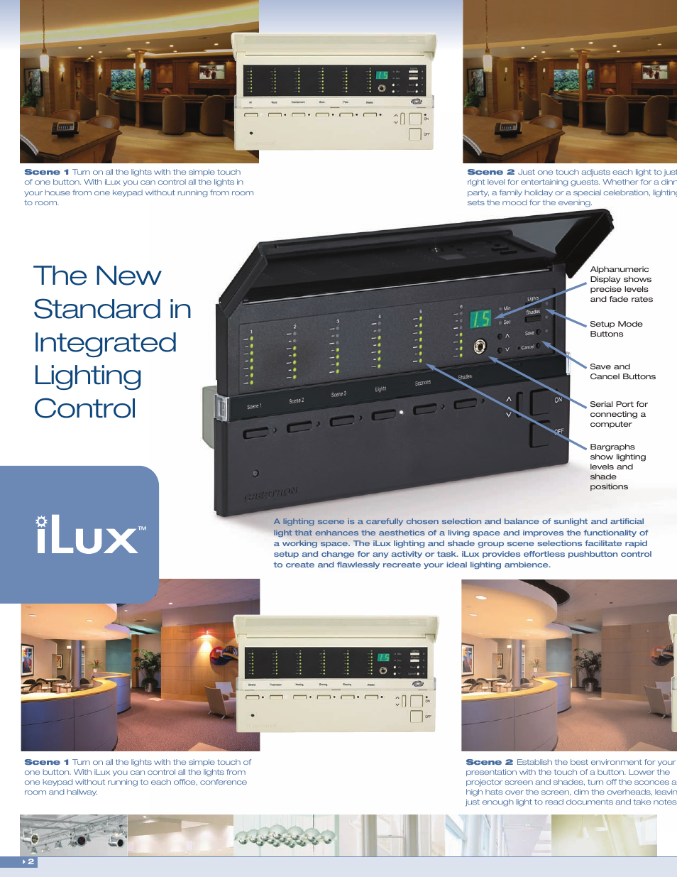 The new standard in integrated lighting control | Crestron electronic CLS-C6 User Manual | Page 4 / 14