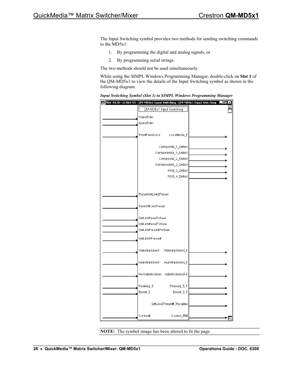 Crestron electronic QM-MD5x1 User Manual | Page 32 / 72