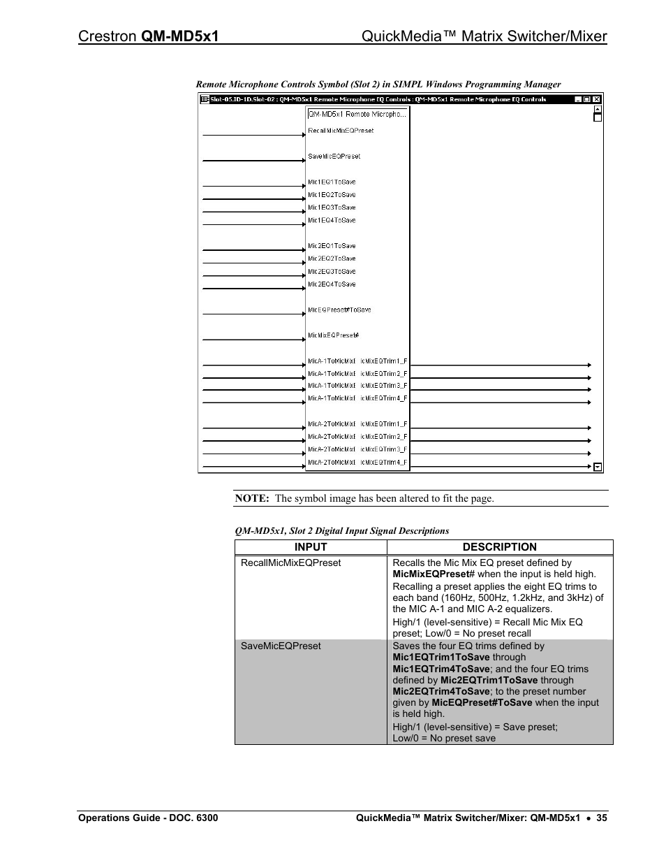 Crestron electronic QM-MD5x1 User Manual | Page 39 / 72