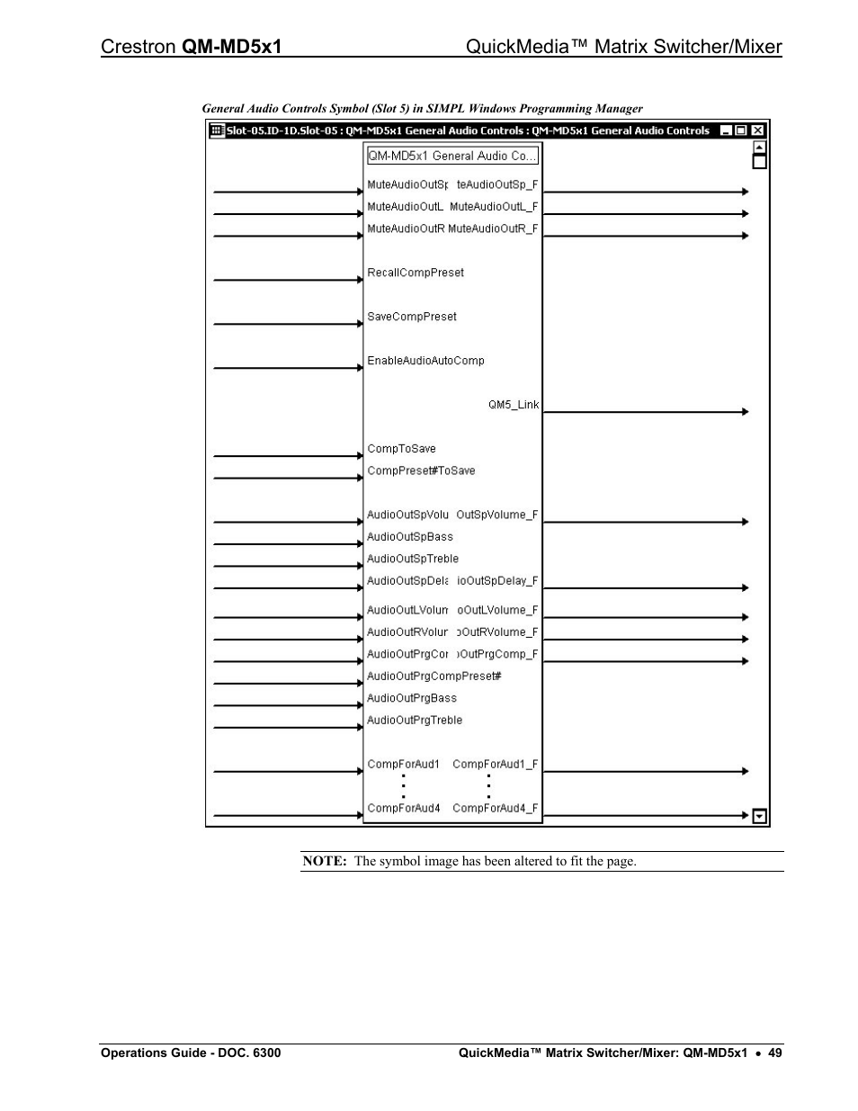 Crestron electronic QM-MD5x1 User Manual | Page 53 / 72