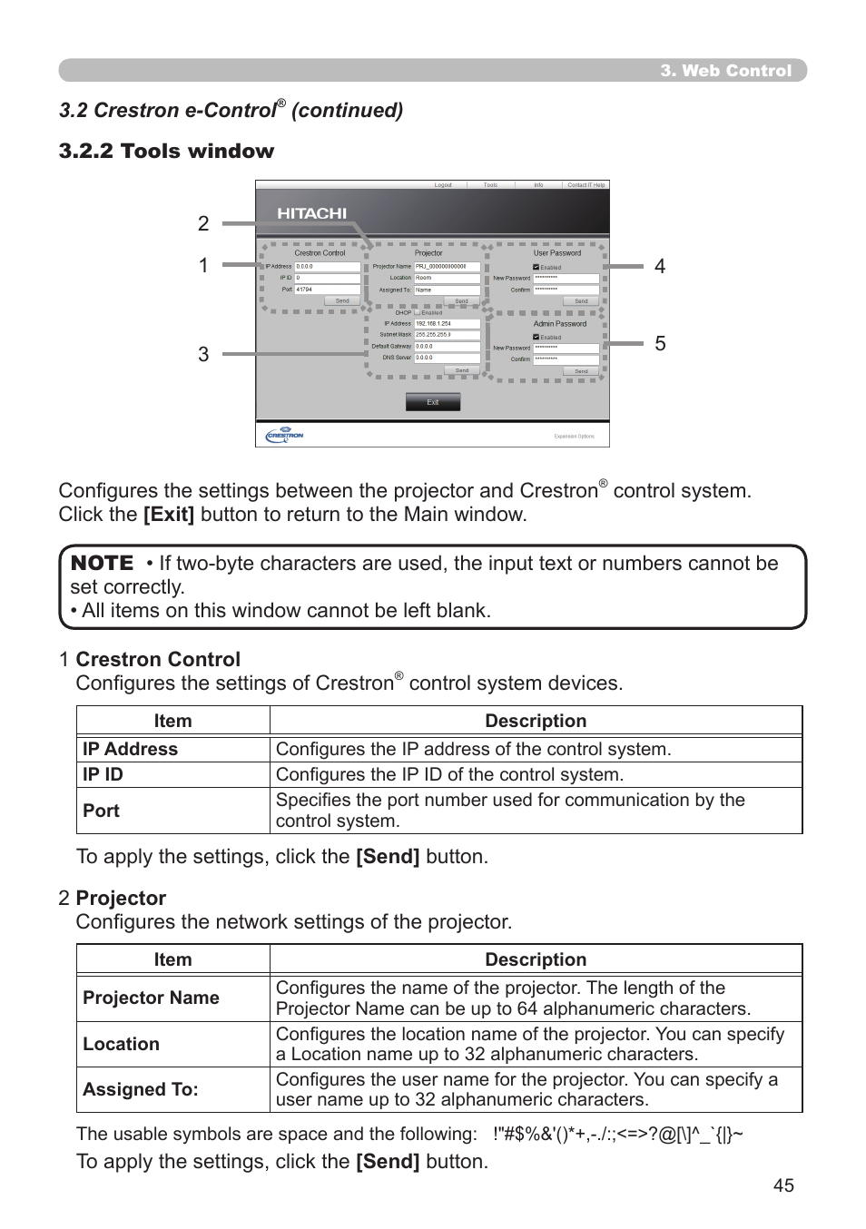 Crestron electronic CP-X8150 User Manual | Page 45 / 70