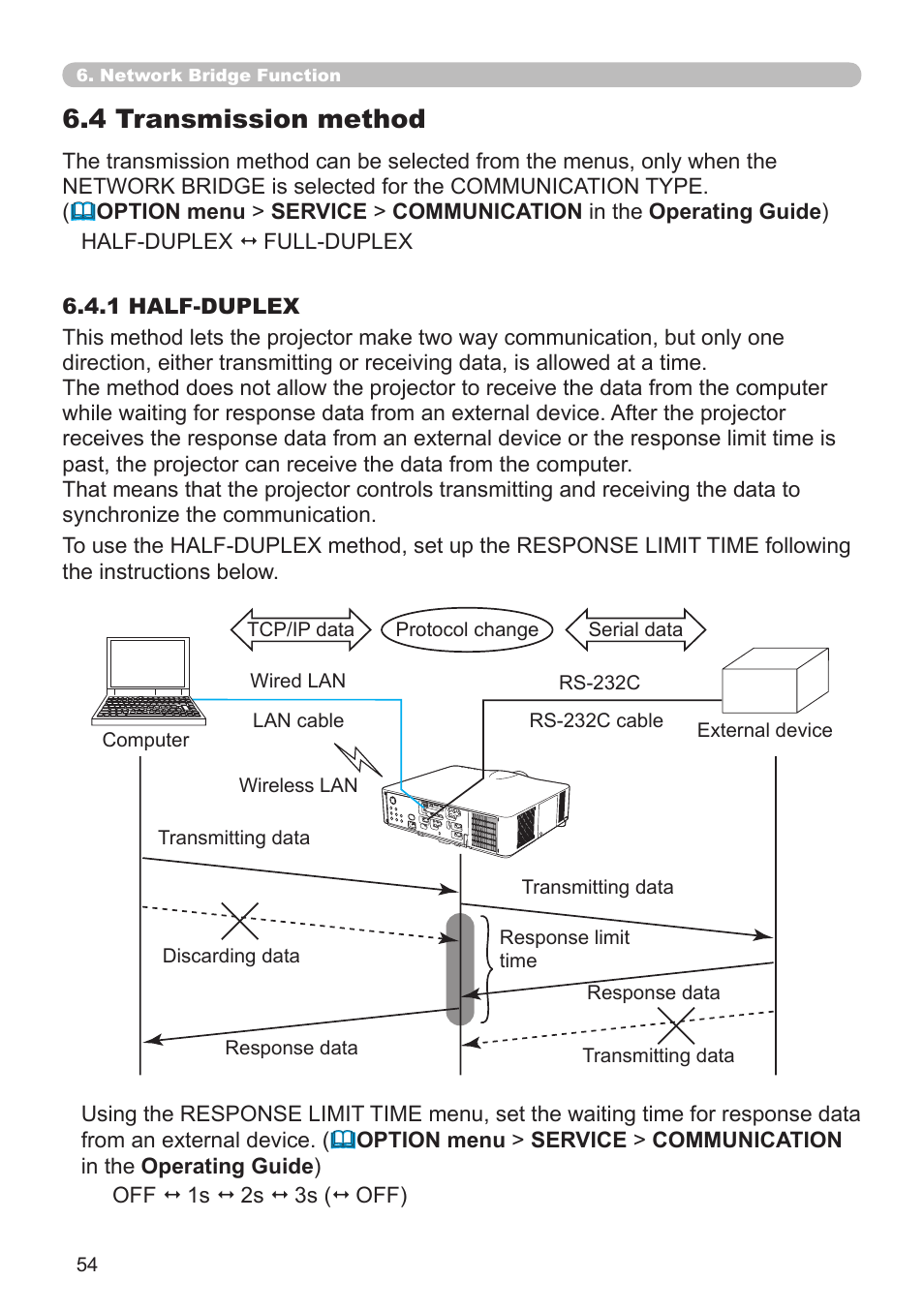 4 transmission method | Crestron electronic CP-X8150 User Manual | Page 54 / 70