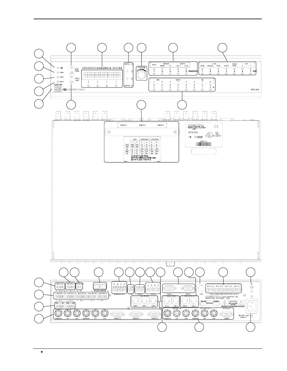 Crestron electronic Multimedia Presentation System 300 MPS-300 User Manual | Page 16 / 96