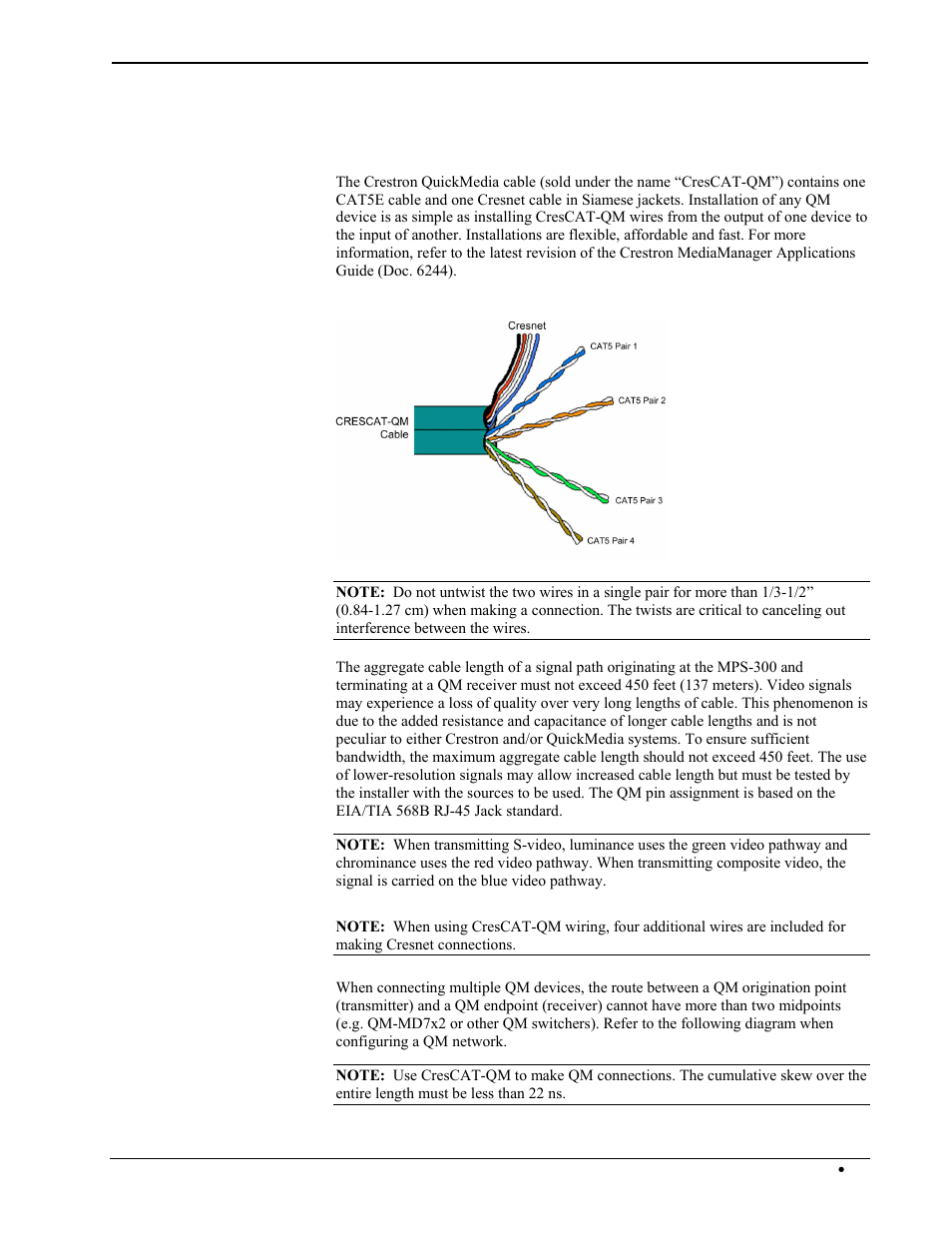 Quickmedia wiring | Crestron electronic Multimedia Presentation System 300 MPS-300 User Manual | Page 27 / 96