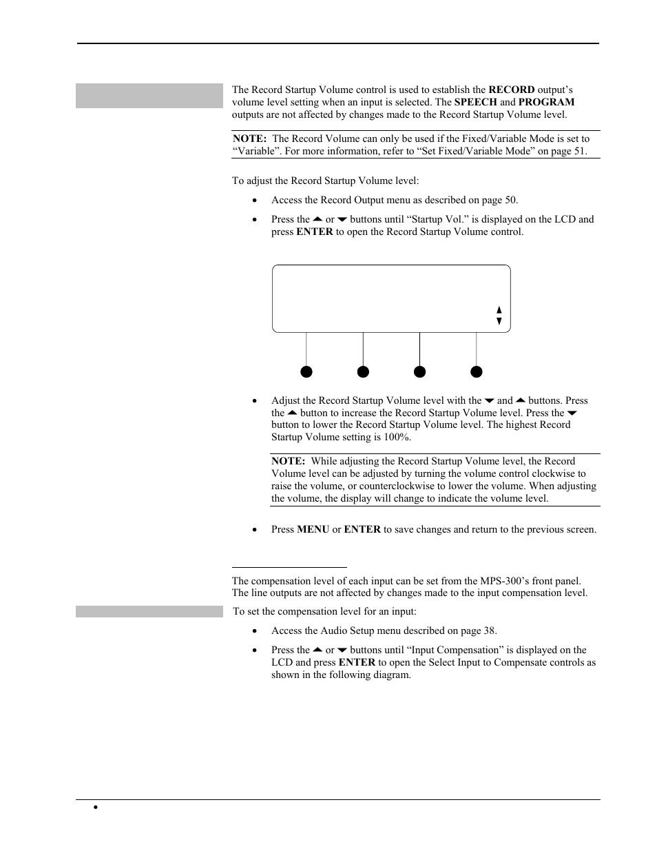 Rec. startup vol. 30 | Crestron electronic Multimedia Presentation System 300 MPS-300 User Manual | Page 56 / 96