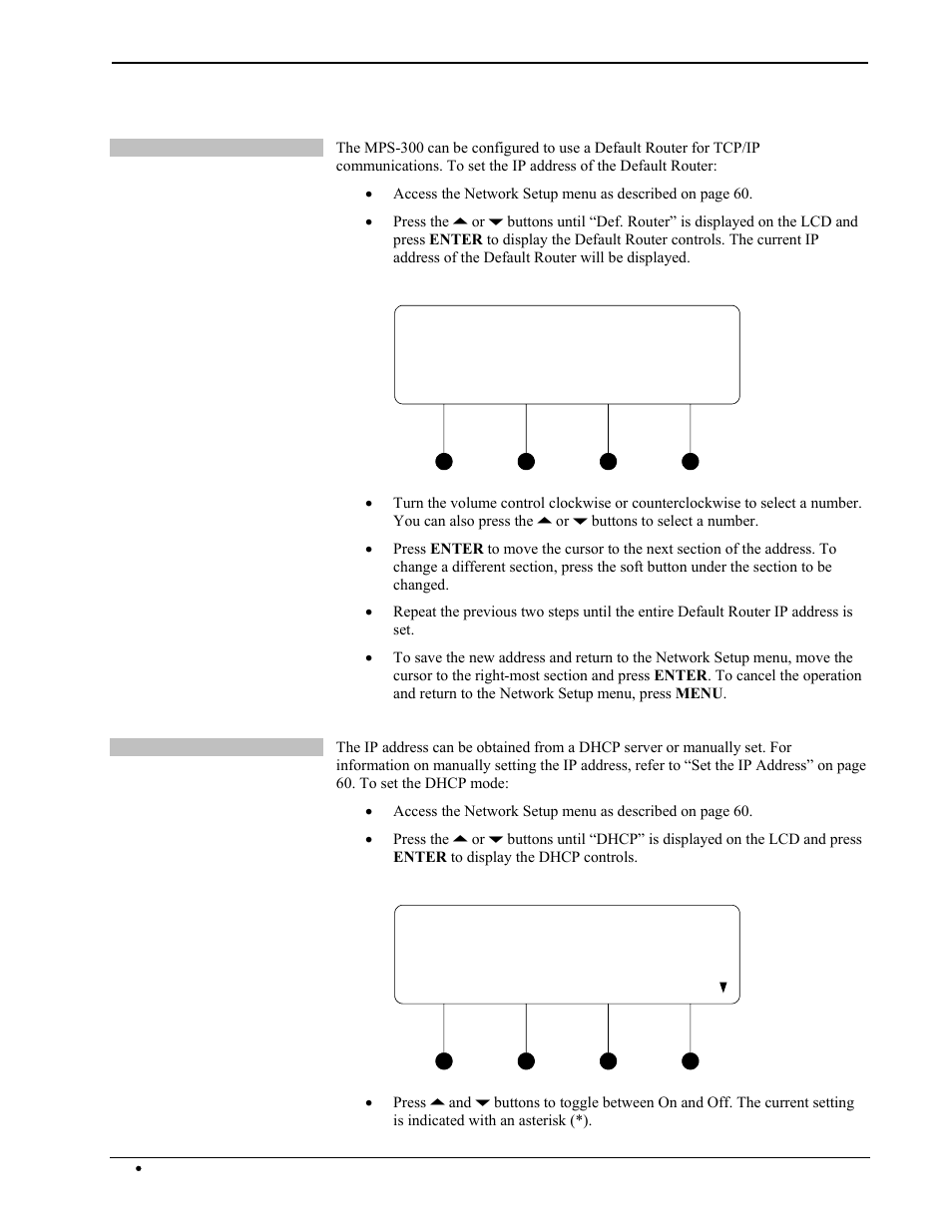 Dhcp *on | Crestron electronic Multimedia Presentation System 300 MPS-300 User Manual | Page 66 / 96