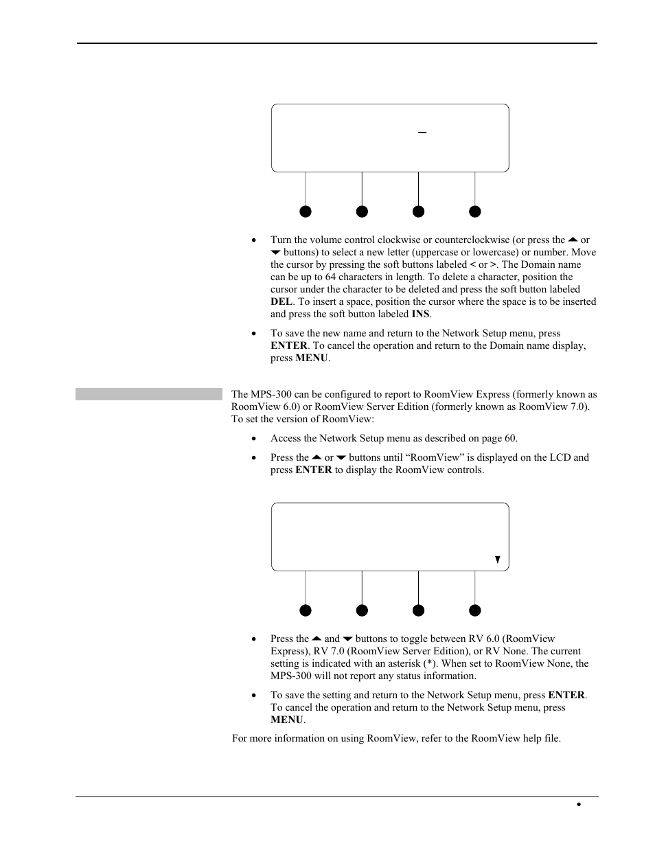 Roomview *rv none | Crestron electronic Multimedia Presentation System 300 MPS-300 User Manual | Page 69 / 96