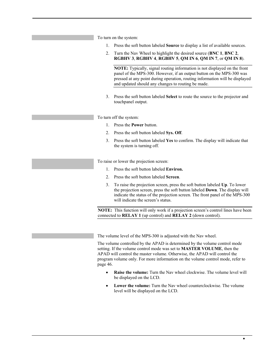 Crestron electronic Multimedia Presentation System 300 MPS-300 User Manual | Page 83 / 96