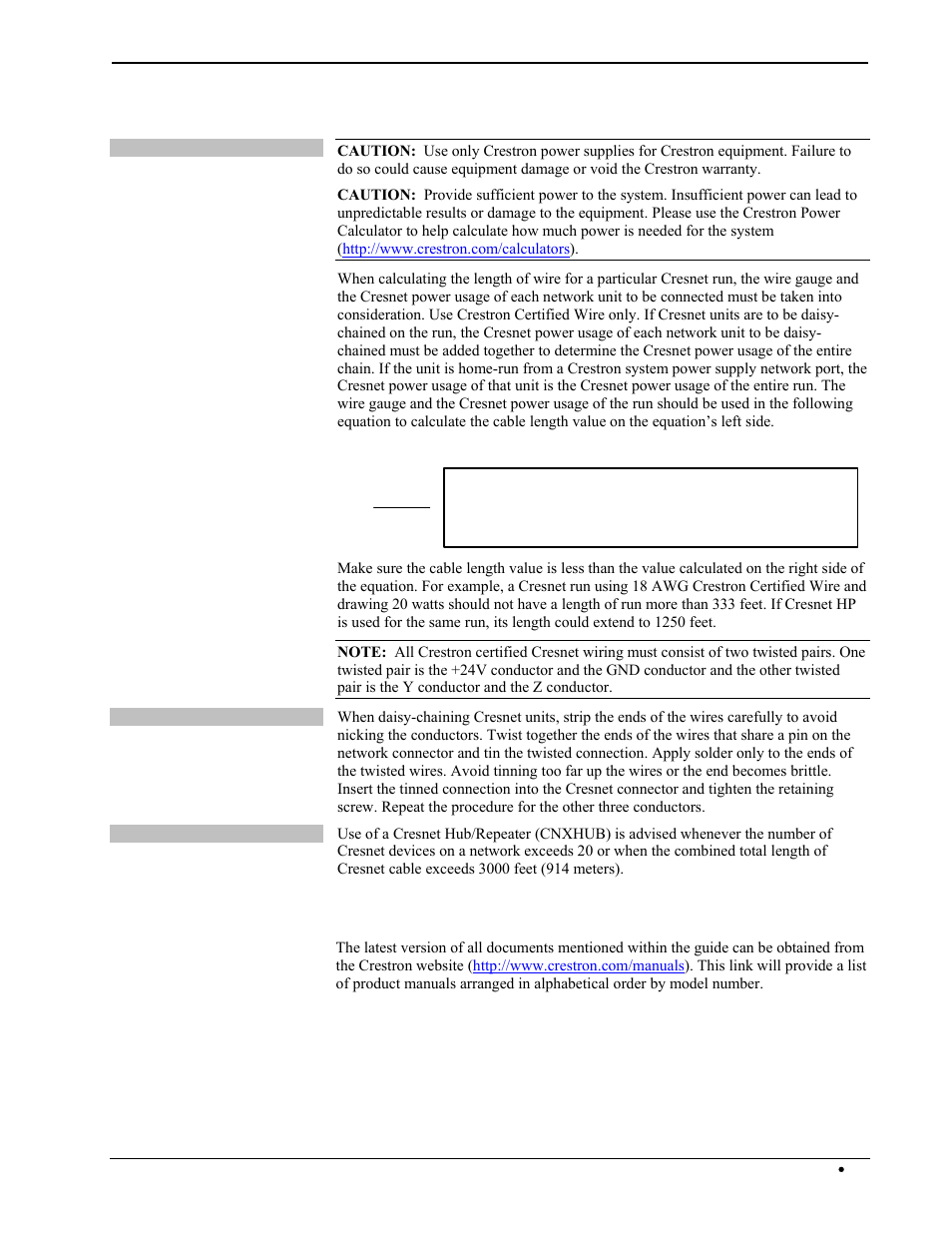 Reference documents | Crestron electronic Multimedia Presentation System 300 MPS-300 User Manual | Page 91 / 96